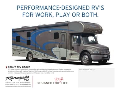 2018 Renegade RV Valencia Brochure page 8