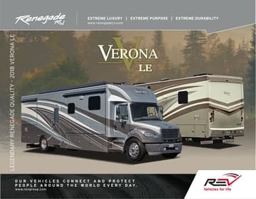 2018 Renegade RV Verona LE Brochure