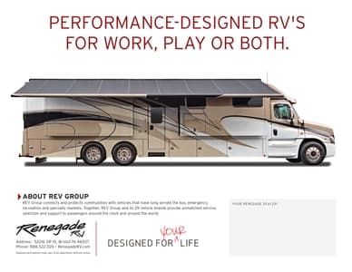 2018 Renegade RV XL Brochure page 8