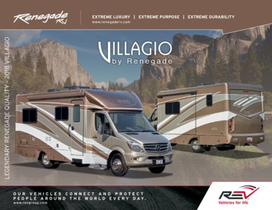 2018 Renegade Villagio Brochure page 1