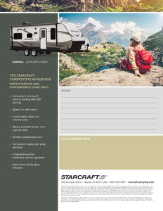 2018 Starcraft Avalon Travel Trailer Brochure page 3