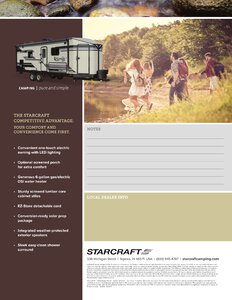 2018 Starcraft GPS Travel Trailer Brochure page 3