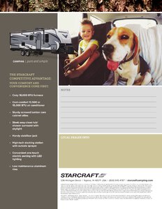 2018 Starcraft Launch Ultra Lite Travel Trailer Brochure page 3