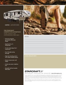 2018 Starcraft Solstice Super Lite Fifth Wheel Brochure page 4