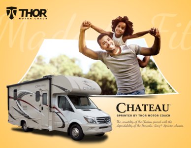 2018 Thor Chateau Sprinter Brochure page 1