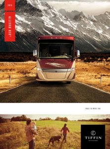 2018 Tiffin Allegro Red Brochure page 1