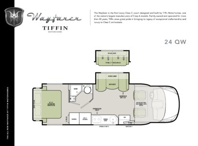 2018 Tiffin Wayfarer Floorplan Brochure page 5