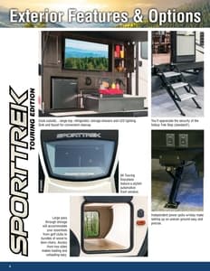 2018 Venture RV Sporttrek Touring Edition Brochure page 6