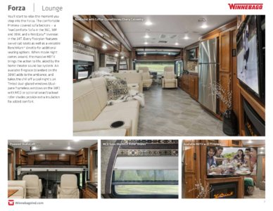 2018 Winnebago Forza Brochure page 3