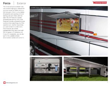 2018 Winnebago Forza Brochure page 8