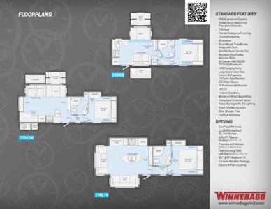 2018 Winnebago Minnie Brochure page 13