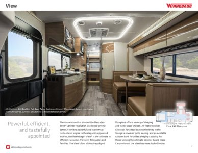 2018 Winnebago View Brochure page 2