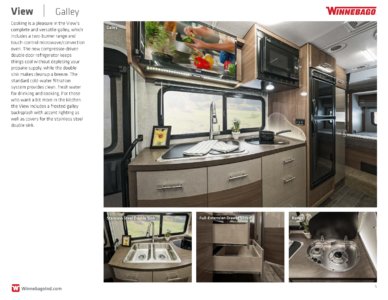 2018 Winnebago View Brochure page 5