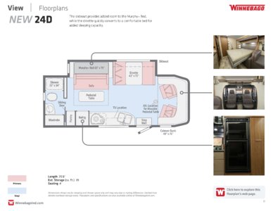 2018 Winnebago View Brochure page 11