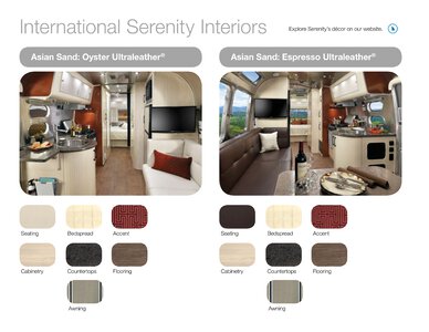 2019 Airstream International Serenity Travel Trailer Brochure page 12