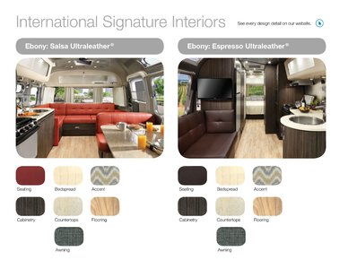 2019 Airstream International Signature Travel Trailers Brochure page 12