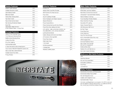 2019 Airstream Interstate Lounge EXT Touring Coach Brochure page 39