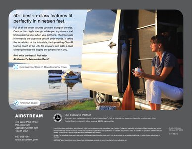 2019 Airstream Interstate Nineteen Interstate Touring Coach Brochure page 20