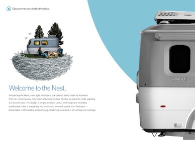 2019 Airstream Nest Travel Trailer Brochure page 2