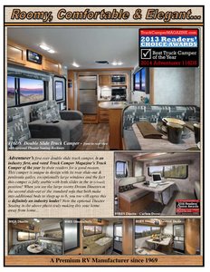 2019 ALP Adventurer Truck Campers Brochure page 3