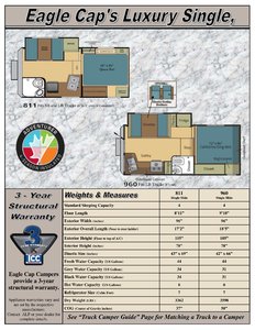 2019 Alp Eagle Cap Truck Camper Brochure page 6