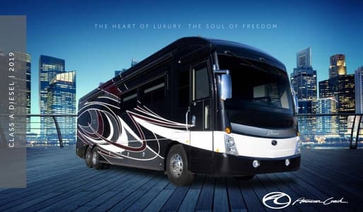 2019 American Coach Full Line Brochure page 1