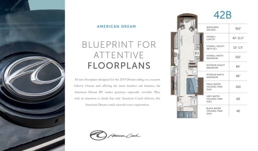 2019 American Coach Full Line Brochure page 4