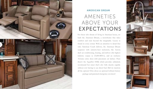 2019 American Coach Full Line Brochure page 8