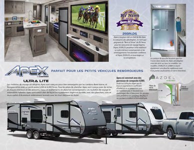 2019 Coachmen Apex French Brochure page 3