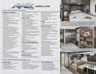 2019 Coachmen Apex French Brochure page 5