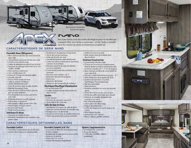 2019 Coachmen Apex French Brochure page 8