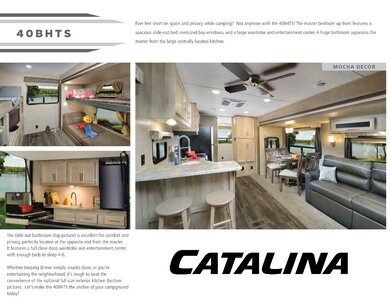 2019 Coachmen Catalina Destination Brochure page 4