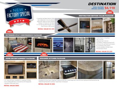 2019 Coachmen Catalina Destination Brochure page 5