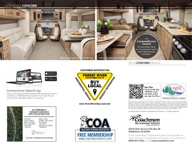 2019 Coachmen Concord Brochure page 4