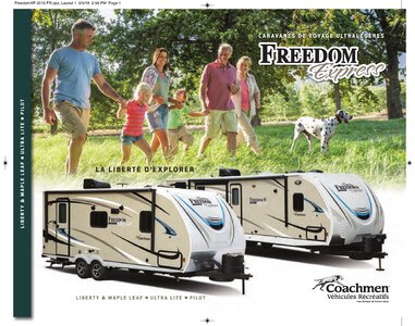 2019 Coachmen Freedom Express French Brochure page 1