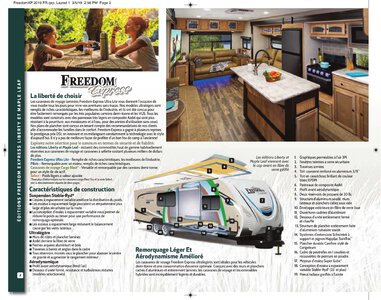 2019 Coachmen Freedom Express French Brochure page 2