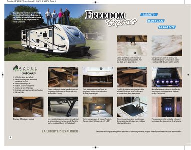 2019 Coachmen Freedom Express French Brochure page 6
