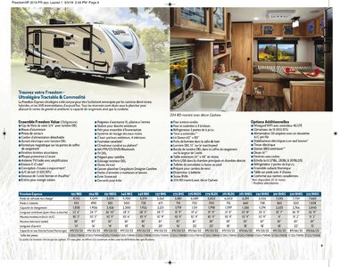 2019 Coachmen Freedom Express French Brochure page 9