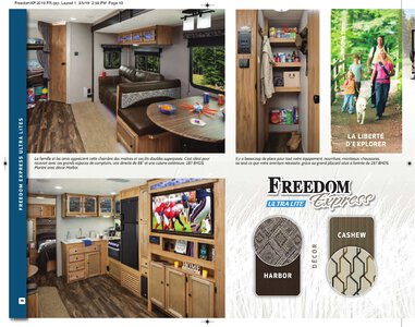 2019 Coachmen Freedom Express French Brochure page 10
