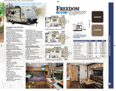 2019 Coachmen Freedom Express French Brochure page 11