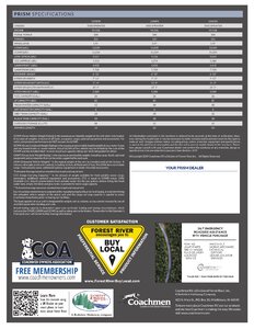 2019 Coachmen Prism Brochure page 6