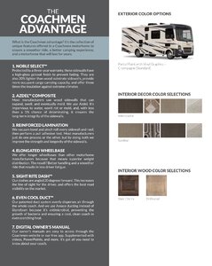 2019 Coachmen Pursuit Brochure page 2