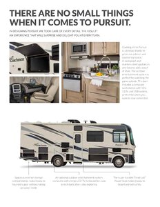 2019 Coachmen Pursuit Brochure page 3