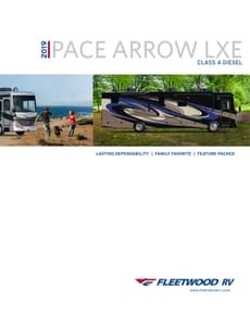 2019 Fleetwood Pace Arrow Lxe Brochure page 1