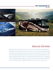 2019 Fleetwood Southwind Brochure page 2