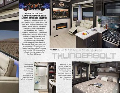 2019 Forest River XLR Thunderbolt Brochure page 3