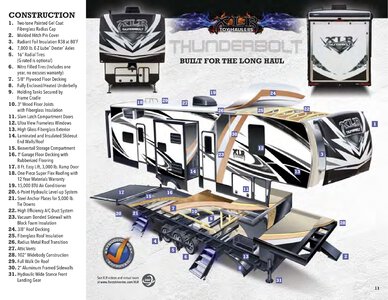 2019 Forest River XLR Thunderbolt Brochure page 11