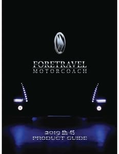 2019 Foretravel IH-45 Brochure page 1