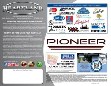 2019 Heartland Pioneer Brochure page 8