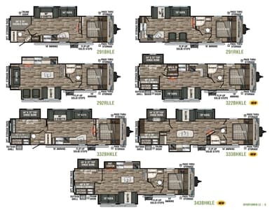 2019 KZ RV Sportsmen SE And LE Brochure page 9